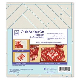 June Tailor Quilt as You Go Placemat, Multi-Colour, 24.38 x 28.95 x 8.38 cm