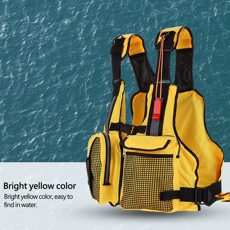 Outdoor Emergency Survival Fishing Swimming Vest Aid Jacket Lifevest Waistcoat
