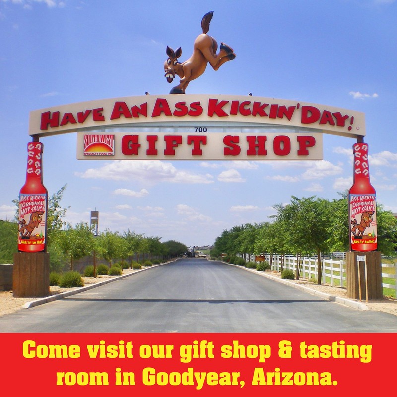 ASS KICKIN' Hot Sauce Mini Bottles Set (Gift Set -