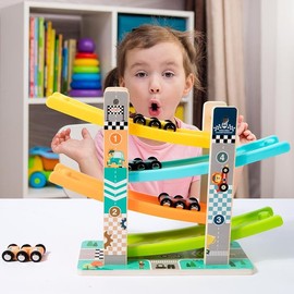 KUKUTrue Montessori Toy 1 2 3 Years, Games from 1 Year, Montessori Toy Baby, Highway Children 2 Years, Fine Motor Skills, Gift 1-3 Boy Girl
