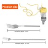Telescopic Fork BBQ Stainless Steel Extendable Fork Extra Long Handle
