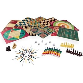 Spin Master Games Cardinal, 101 Juegos, Juegos de Mesa clásicos, 5 tableros de Doble Cara con ajedrez, Damas, Backgammon, Dados y Muchos más, para