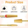 Qianyu 3-Piece Nail Drill Set 5-in-1 Carbide Nail Art Tools