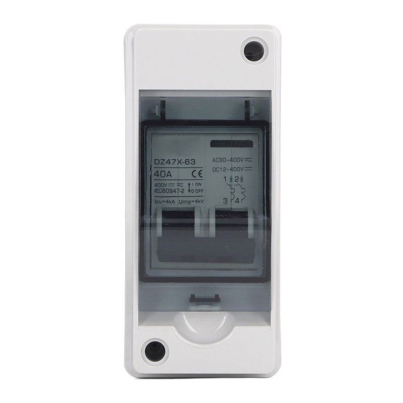 PV Solar Disconnect Switch 2P 40A IP65 Waterproof PA66 Shell