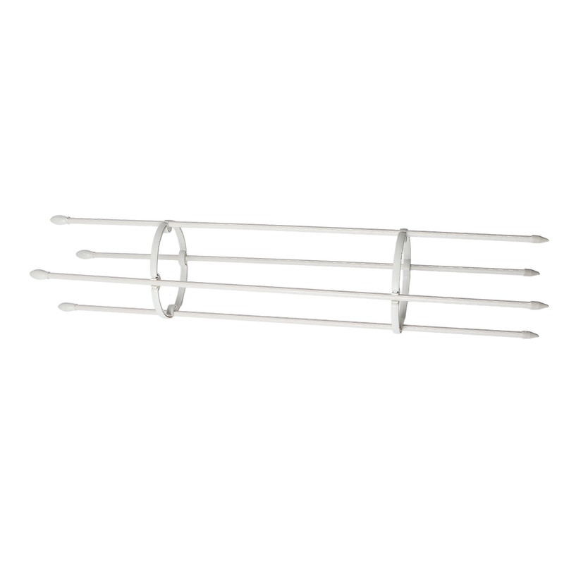 2 Sets Vines Climbing Support Balcony Outdoor Steel Pipe Plant