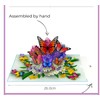 Nhgkju 3D Stereoscopic Greeting Card Butterfly Flower Valentine's Day Teacher's