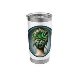 Crazy Aloe Vera Lady Aloe Vera Stainless Steel Insulated Tumbler