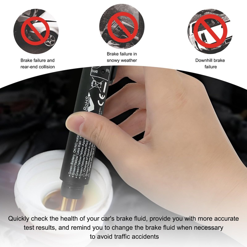 NYTKL Brake Fluid Liquid Tester Pen, Car Diagnostic Testing Tool