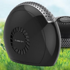 Triple Filter Portable Mini Air Purifier for Home & Car Black 2ea
