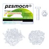 Pzsmocn 100pcs/50 Sets M5*20mm PC Clear Plastic Phillips Round Head