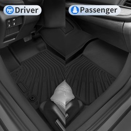 TSLDRV Floor Mats for Honda CR-V 2025 Hybrid 2024 2023 (Not Gas) Full Sets CRV All Weather Floor Mats for Honda CR-V Accessories 2025-2023 TPE Back Seat Cover Protector Trunk Frunk Mat