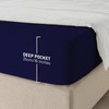 My home store Fitted Sheet 25 cm Deep Brushed Microfiber