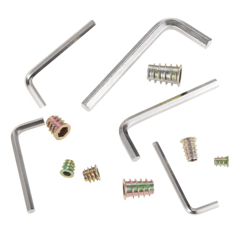 Mtsooning 120PCS M4 M5 M6 M6 M8 M10 Threaded Insert