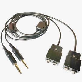 UFQ GAM-GA2F General Aviation Headset Splitter-GA Splitter for 2 headsets Free with a Super high Density Sponge with O Ring