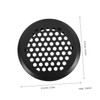 Operitacx 12pcs Stainless Steel Cabinet Air Vent Mesh Covers Durable