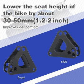 Xitomer 1.2-2" Adjustable Lowering kit, Fit for GSX-R750 GSX-R600 2025 2024 2023 2022 2021 2020 2019 2018 2017 GSX-R750 2016 2015 2014 2013 2012 2011-2025, Suspension Links Lower Link