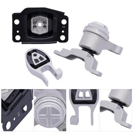 NTINGDE 3PCS Engine Motor & Trans Mount Set Compatible with Ford Fusion 1.6L 2013-2014 Fusion 1.5L 2014-2020 Automatic Motor Mount Kit Replacement for 3327, 3329, 3348, A5603, A5830, A5768