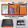 TEEHON® Wallets RFID Blocking Carbon Fibre Leather Mens Wallets with
