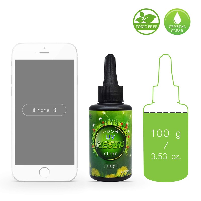 UV Resin - Improved 100g Crystal Clear Ultraviolet Curing Epoxy