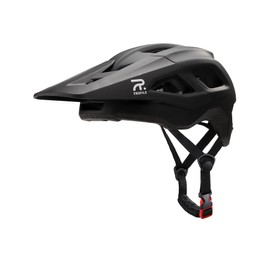 FROFILE Casco MTB Hombre Mujer - (Medium, Negro) Casco Bicicleta MTB Hombre Mujer Cascos de Bicicleta de Montaña para Adultos Casco de Bicicleta de Carretera con Visera y Hebilla Magnética