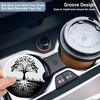 Neidius Car Cup Holder Coasters,Tree Roots Car Coaster for Cup