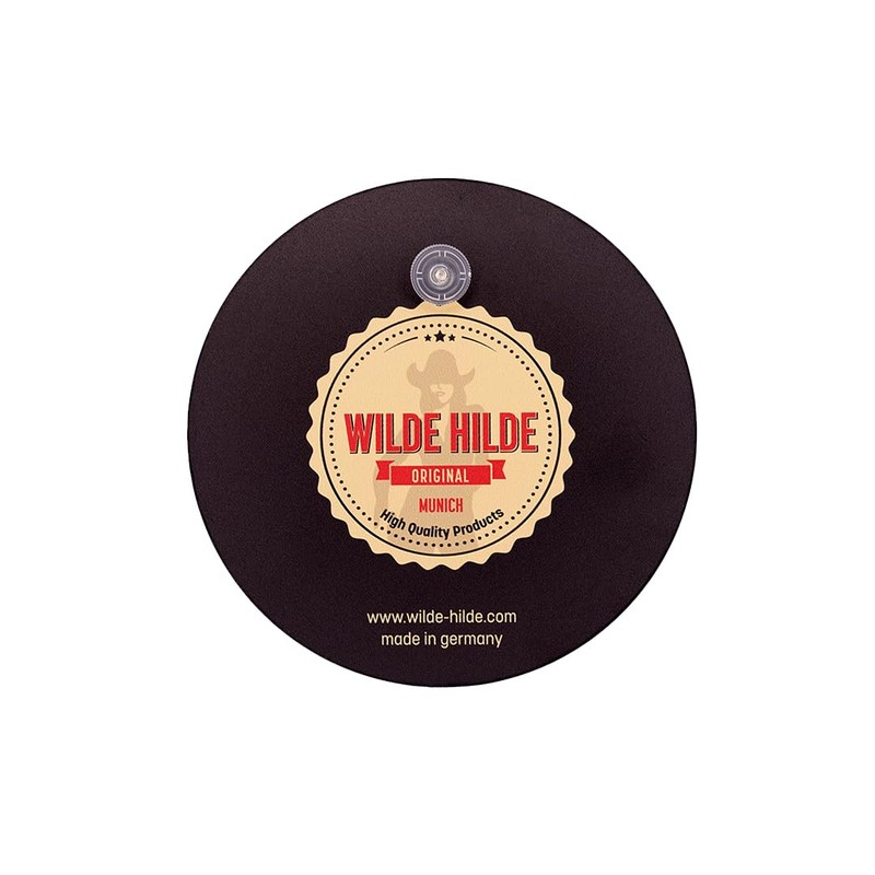 Wilde Hilde Original Dachshund, Teckel, Dachshund, Rauhaardackel Sign with Suction
