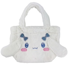 Yasuda Tsusho Sanrio Fluffy Fur Bag, Fur Handbag, Cinnamoroll, H200 x W300 CN01