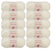 10 Skeins of Sensy Softee Baby Yarn, 3.5 oz, 275
