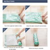 VOANZO 6 Travel Compression Bags, 6-Pack Roll-Up Space Saver Storage