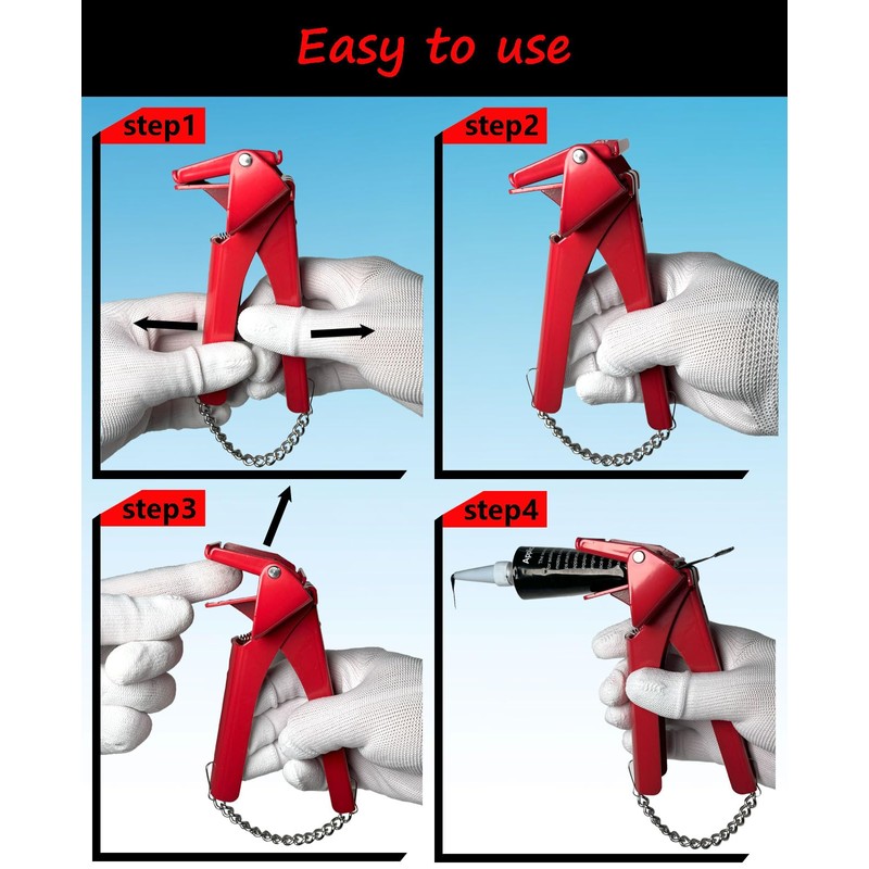 Automotive Repair hand Tools，RTV Tube Squeezer Tool, Tube Grip For
