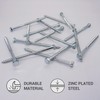 (Pack of 20) DIN 571 Galvanised Steel Hexagon Wood Screws