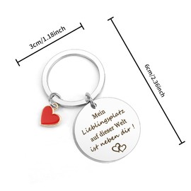 Jukeios Valentinstag Partner Geschenk für Ihn Sie, Paar Pärchen Couple Geschenke Für Paare Freundin, Hochzeitstag Geschenke für Männer Frauen, Schlüsselanhänger Geschenk Ehemann Ehefrau Geburtstag