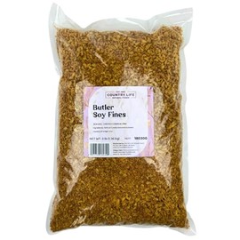Butler Soy Fines, aka 'Fine Minced Soy Curls', Non-GMO Meat Alternative, 100% Whole Soybeans, High Protein, Gluten-Free, 3 lb