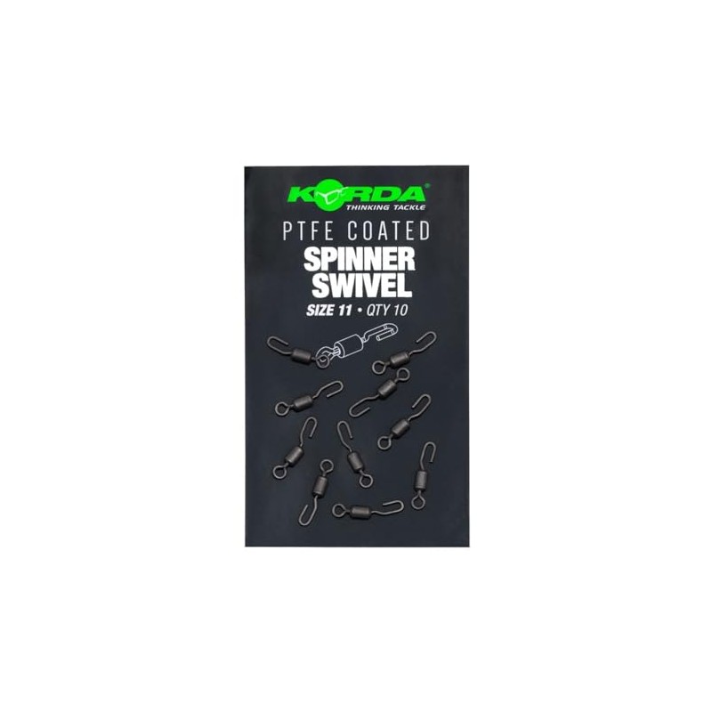 Korda PTFE Spinner Swivel Size 11 - Swivel, Teflon Swivel,
