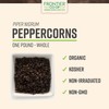 Frontier Co-op Black Peppercorns Whole, 1lb Bulk Bag - Tellicherry