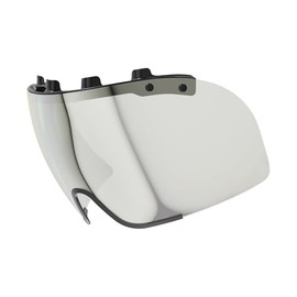 ABUS Visor for the GameChanger TT 1.1 Bike Helmet - anti-fog and form-fitting Visor for good visibility and Aerodynamics - easy to attach and remove - Bike Helmet Accessories - Chrome, Size S