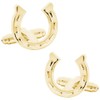 Cufflinks Specialty Shop CUFF Gold Horseshoe Cuff Links Cufflinks n00682,