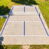 Reusable Pickball Court Stencil Kit – 44x20 ft Full-Size Stencil,