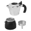 Moka Pot with Double Valve 150ML octagonal Aluminum Moka Stovetop