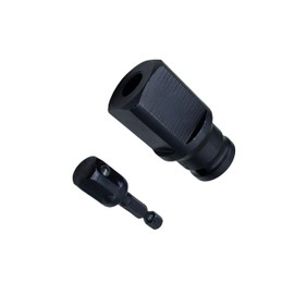 1" Tapered Male Square Drive Adapter/Pipe Plug Socket for Electric Drill, Converts Hand Crank to Motorized Winch for Camper & RV Jacks – Fits Pop-Up, Tent Camper, and RV Models