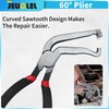 JEUCLEL 4PCS Professional Electrical Disconnect Pliers for Cars‌, Automotive Electrical