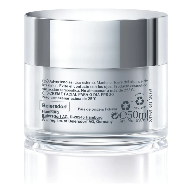 Crema Facial de día Eucerin Hyaluron filler Antiarrugas 50ml Fps30