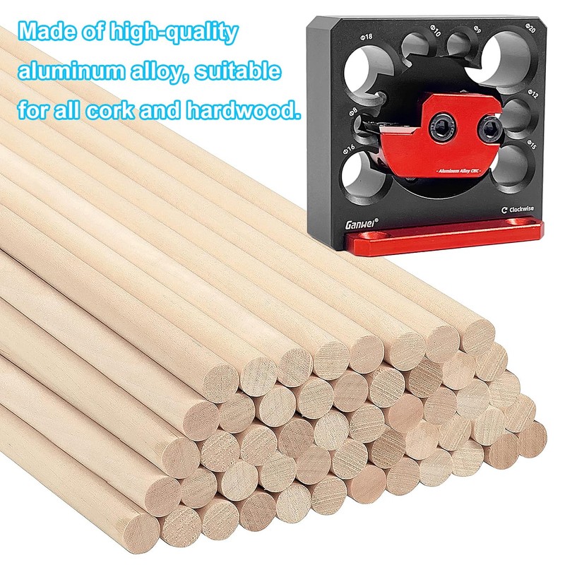 Adjustable Dowel Maker, Adjustable 8-Hole Dowel Maker Device Made of