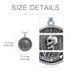 ROMANTIC WORK Memento Mori Necklace 925 Sterling Silver Memento Mori