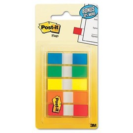 Post-it Flags Products - Post-it Flags - Small Flags in Dispensers, Five Colors, 20/Color, 5 Dispensers/Pack - Sold As 1 Pack - Get attention and get results! - Mark, tab, highlight and color-code. - All flags are removable and repositionable.