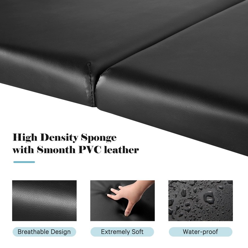 CHRUN Massage Table Portable Wooden Lash Bed 24" Wide Massage