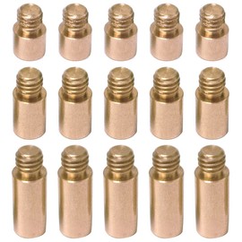 KEVZHUKWV 15 Pcs 2BA Thread Dart Accessories 1.5 g Brass Dart Weights Add Accentuator Adjuster Darts Accessory for Darts with 2BA Threads Dart Accessories