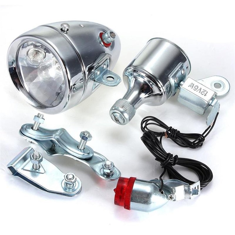 Bicycle Front Light 12V6W LED Mountain Bike Headlight Vintage Front
