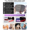 MARE AZZURO Cat Eye Reading Sunglasses Women Oversized Square Sunglasses