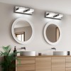SineRise LED Modern Bathroom Vanity Light Fixtures (2-Light, 15.5-Inch), Chrome